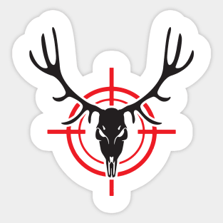 deer skull Sticker